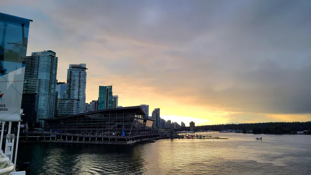 Image of downtown Vancouver, British Columbia that I took last week around sunset.