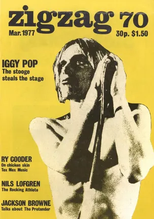 Zigzag with Iggy Pop on cover