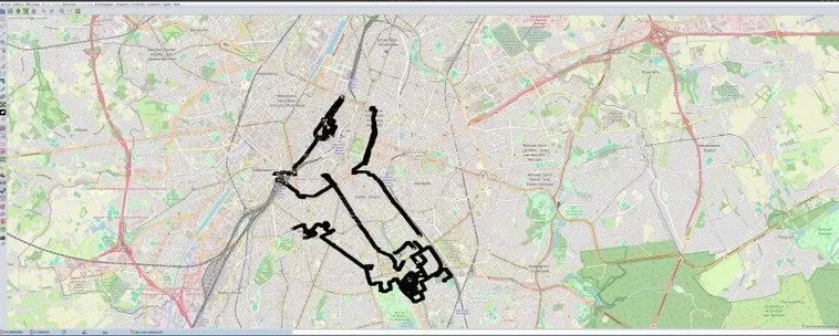 carte des photos autour de l'ULB et du centre de Bruxelles
