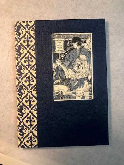 The cover of the hand-bound comic book "The King's Page and Witch of  the Cliff."