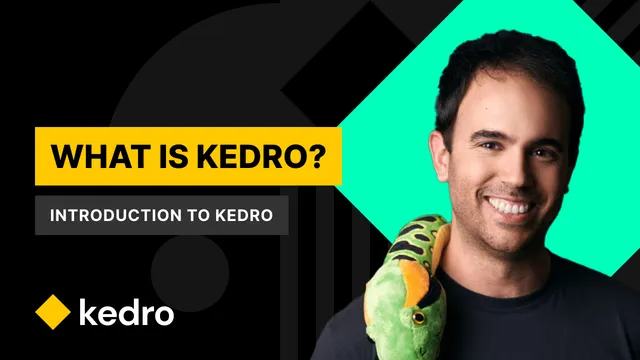 Banner with the title "What is Kedro?"