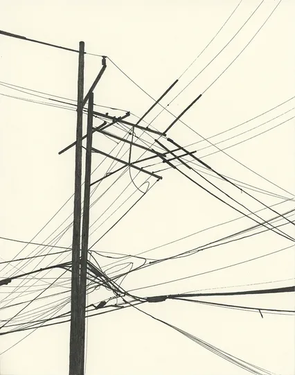 Drawings of power lines