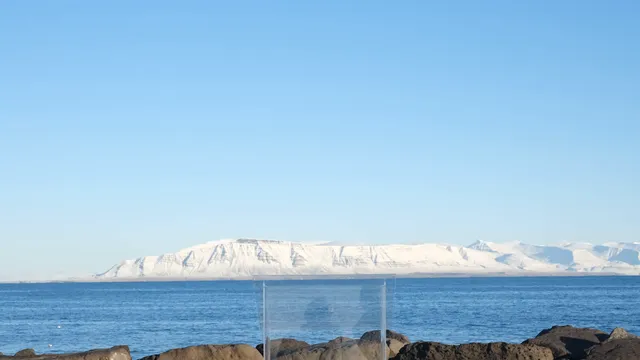 The CEO of Vivaldi, Jon von Tetzchner, making an announcement with wintery Iceland views in the background. He says: "It's not AI".