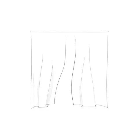 simple animation of a curtain and a bit of wind.