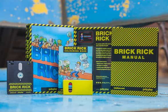 Collector's edition of Brick Rick for the Amstrad CPC.