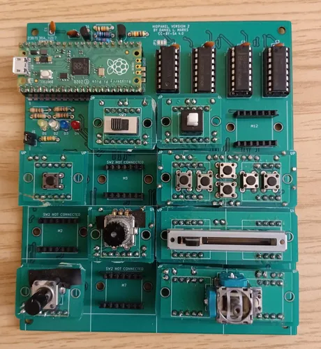 HID Panel configurable game controller