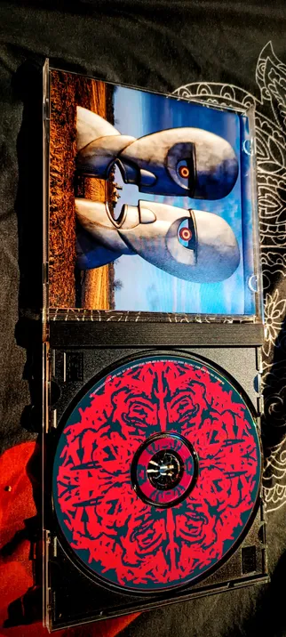Original photograph of cover Division Bell taken minutes ago 
CD+ outer cover 