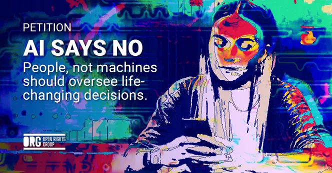 Petition: AI Says No – People, not machines should oversee life-changing decisions.