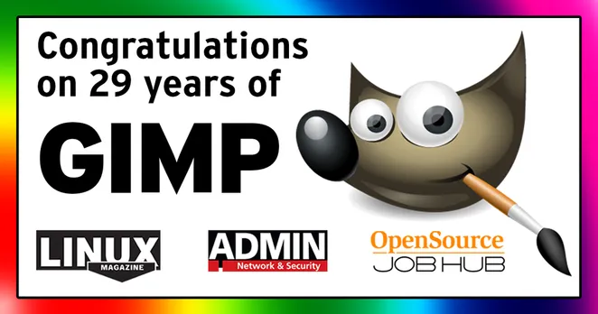 Congratulations on 29 years of GIMP
Linux Magazine | ADMIN | Open Source JobHub
