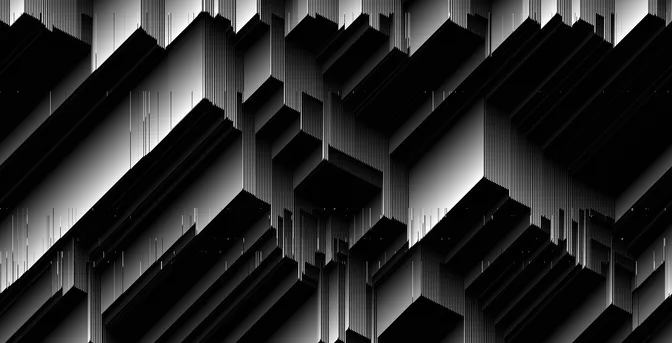 Another highly architectural & 3D looking 1D cellular automata
