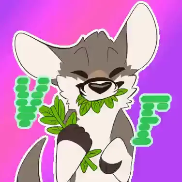 Logo of the Vegan Furry Discord server.