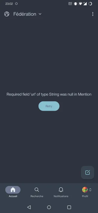 Moshidon say : Required field 'url' of type String was null in Mention.