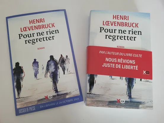 Livre et communiqué de presse "Pour ne rien regretter" de Henri Loevenbruck