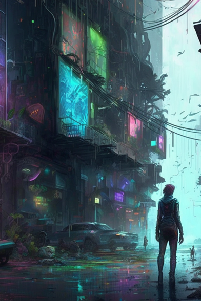 midjourney , colorful ai art