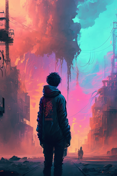 midjourney , colorful ai art