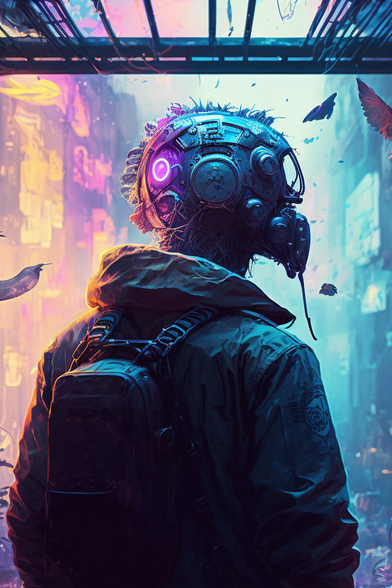 midjourney , colorful ai art