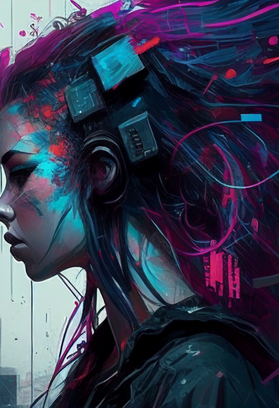 midjourney , colorful ai art