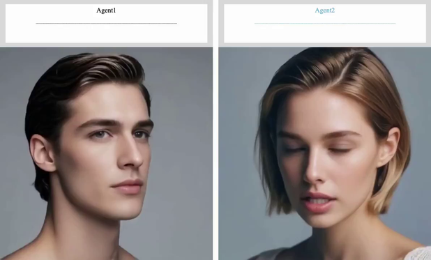Agent to Agent Communications?!? (via Bytedance INFP) =O …meanwhile, the API in the background just transferred 200 GB of formerly nation state secrets, proving all fair in love and war ;> #ai #ailipstick #bytedance #infp 