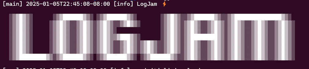 [main] 2025-01-05T22:45:08-08:00 [info] LogJam ⚡

LOGJAM