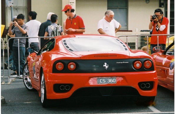 Ferrari Festival, Lygon St Melbourne
Last weekend took out the time to see the 2007 Grand Prix Ferrari Festival celebrating the 60th year of Ferrari in Lygon St in Melbourne.
 
Taken at the corner of Lygon & Argyle Place, Lygon St, near Case Del Gelato. In typical Melbourne style, the weather started warm, got a bit sunny then overcast and rained.

source https://www.flickr.com/photos/bootload/416173287/