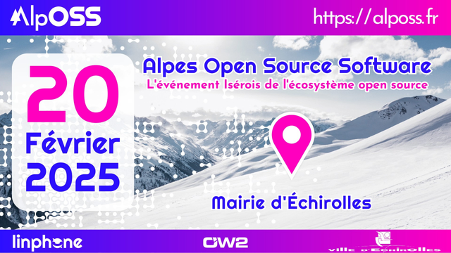 L'affiche d'AlpOSS