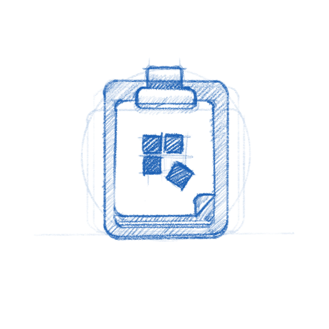 Serigy app icon sketch.