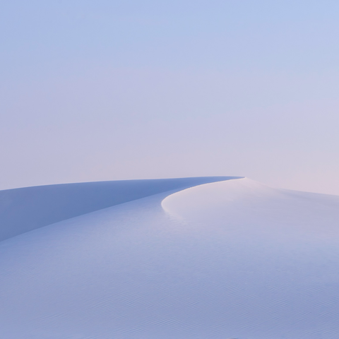 Sand dune at dusk