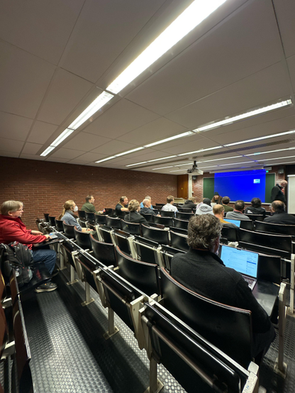 Picture of the session at Fosdem 2025