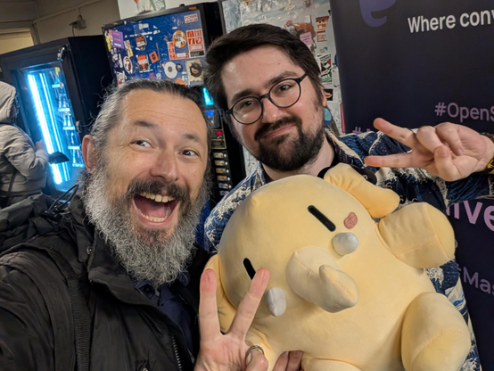 Me, Eugen, and a plushy