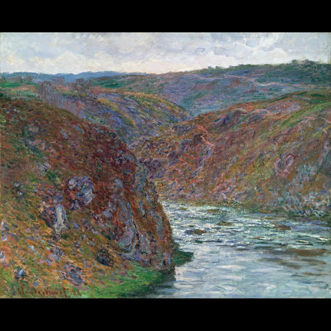 Valley of the Creuse Gray Day, by Claude Monet