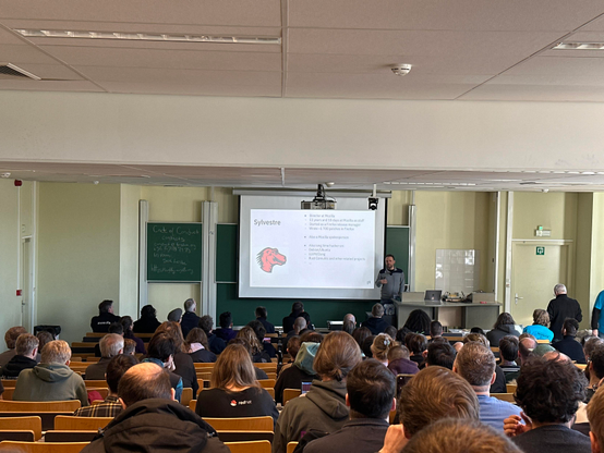 Sylvestre Ledru is presenting at the Mozilla DevRoom at FOSDEM 2025