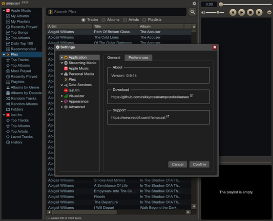 Ampcast screenshot