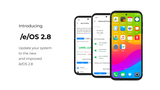 Introducing /e/OS 2.8! 