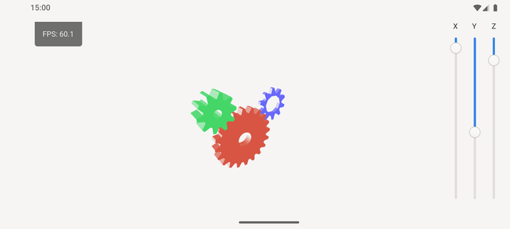 Screenshot of GTK running on Android