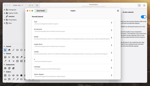 Screenshot of GTK running on macOS