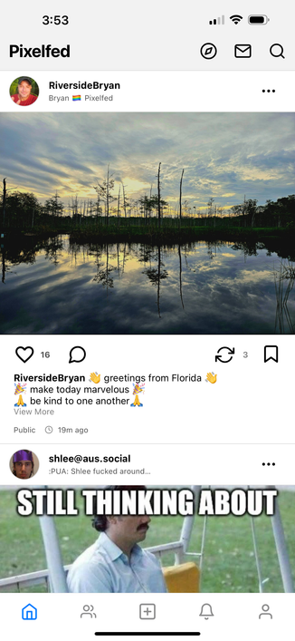 Light pixelfed app theme