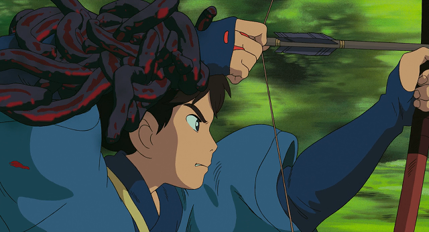Screenshot of the Studio Ghibly Movie "Mononoke Hime" Captured from A still frame from the Region 2 DVD., Fair use, https://en.wikipedia.org/w/index.php?curid=10929443