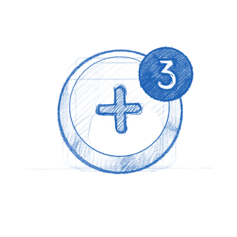 App icon sketch: Push.