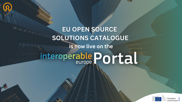 EU Open Source Solutions Catalogue is now live on the Interoperable Europe Portal