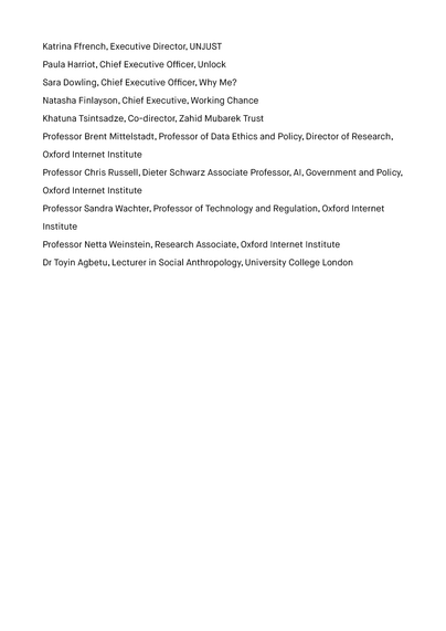 Open letter re: Law enforcement use of Automated Decision-Making