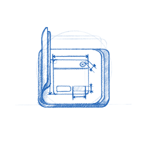 App icon sketch: Drafting.
