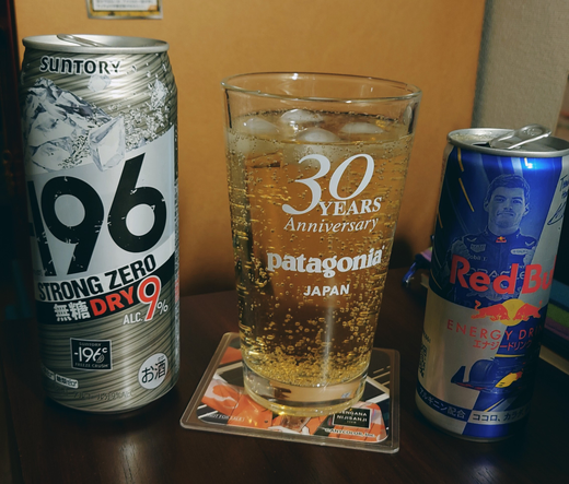 ストロングゼロドライとレッドブルを割ったやつ