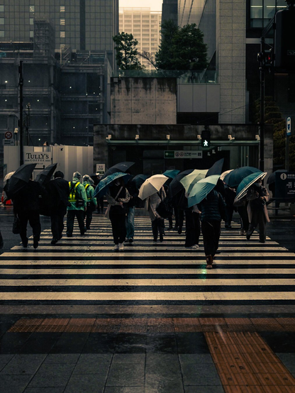 Stormy Tokyo.