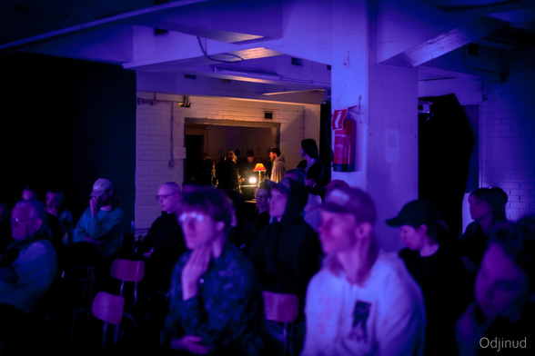 Yleisöä konserttitilassa