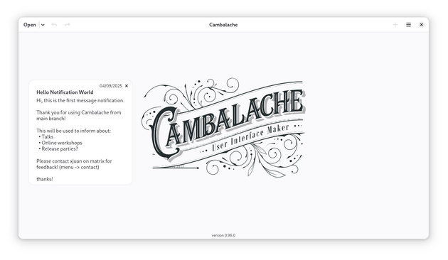 Screenshot of "Cambalache"