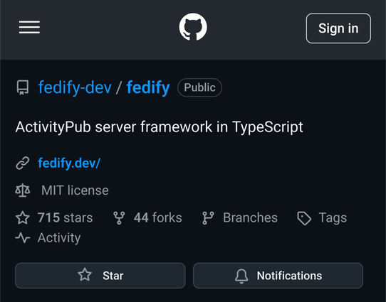 https://github.com/fedify-dev/fedify