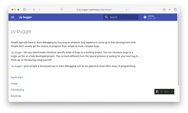 Documentation home page