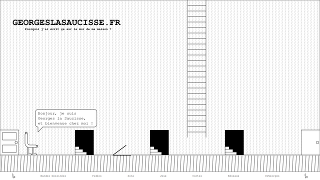 Page d'accueil de georgeslasaucisse.fr