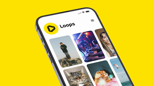 Animated logo on a UI mock-up. The loop pulses every few seconds.

This isn’t the real Loops UI by the way, just a demo of the logo animation in a pseudo context, go try the actual app :)