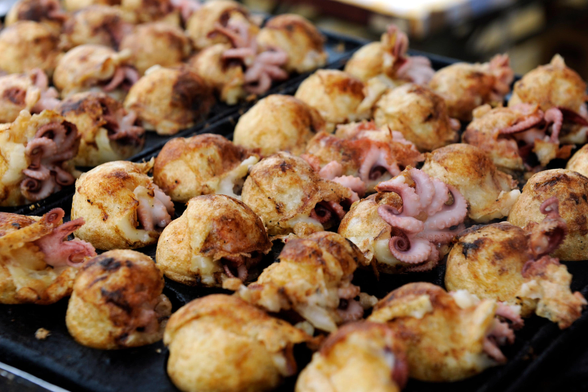 Takoyaki.